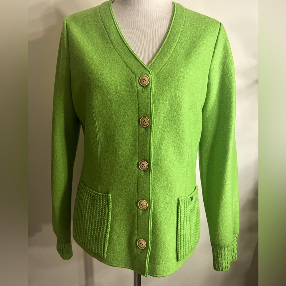 Green Wool Blazer